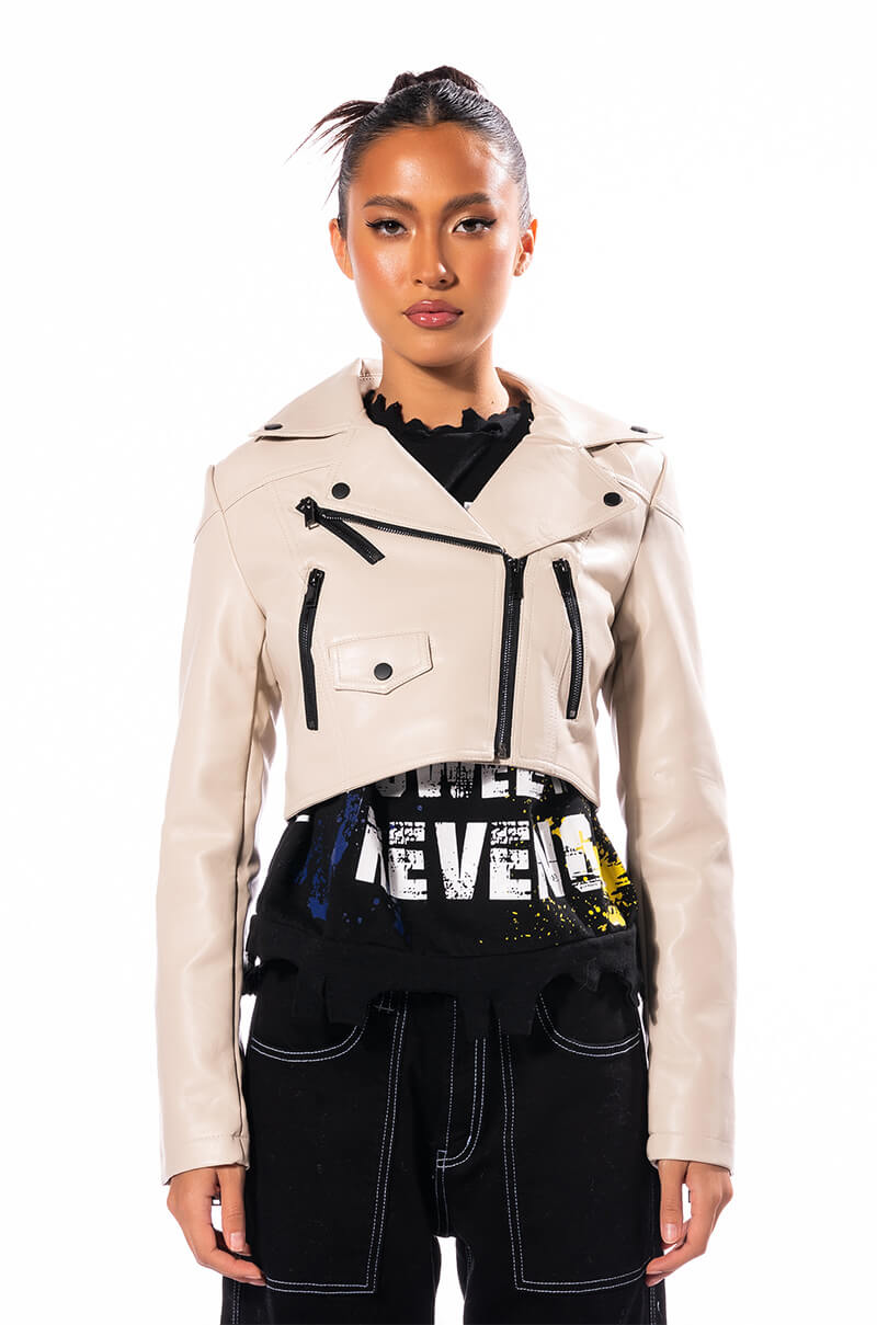 COUNT THE STARS BASIC MOTO JACKET
