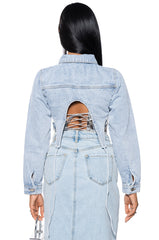 CROP IT TO ME DENIM JACKET