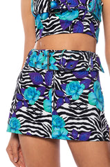 DARE YOU BELTED MINI SKIRT