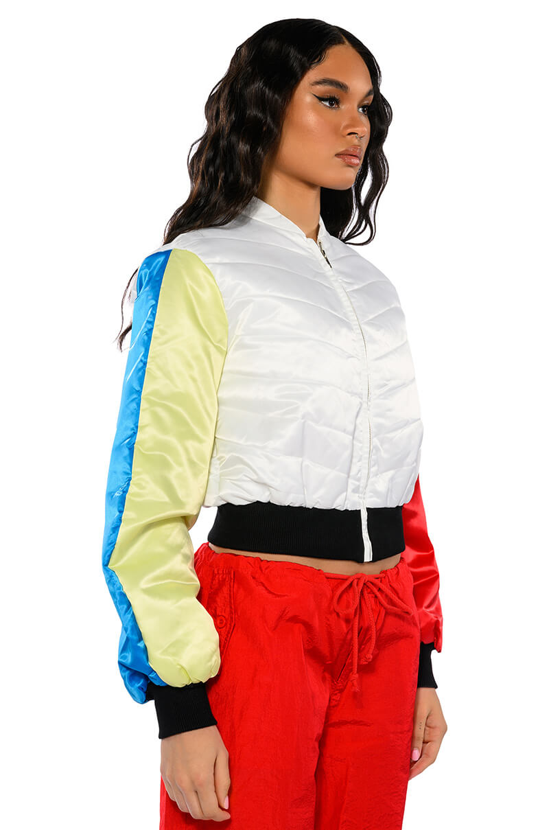 DECKER COLOR BLOCK BOMBER
