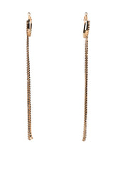 DRIPPIN CIRCLE DANGLE EARRING IN GOLD