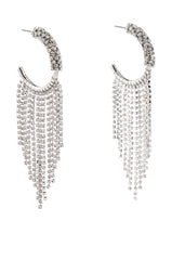 DRIPPING HOOP IN SILVER