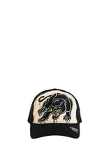 ED HARDY RHINESTONE PANTER TRUCKER HAT
