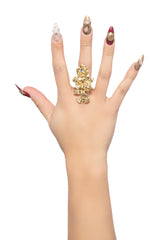 FLORAL GARDEN STATEMENT RING