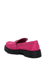 GENTLY EMBELLISHED LOAFER IN PINK