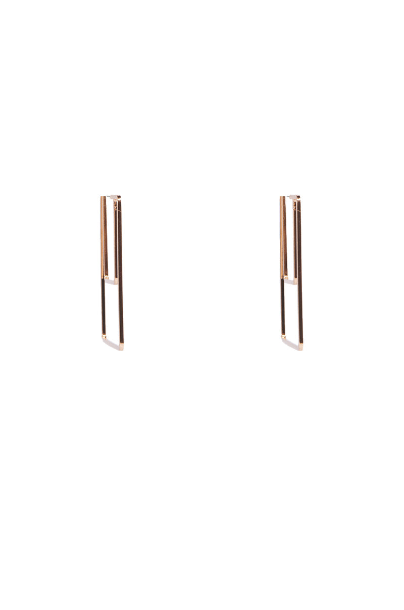 GEO EARRING IN GOLD