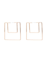 GEO EARRING IN GOLD