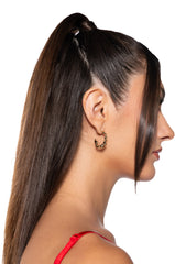 GOLD DRIPPY HOOP