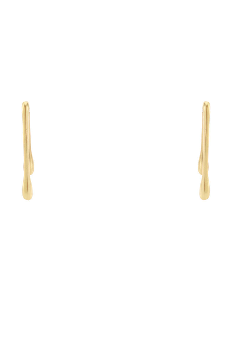 GOLD DRIPPY HOOP