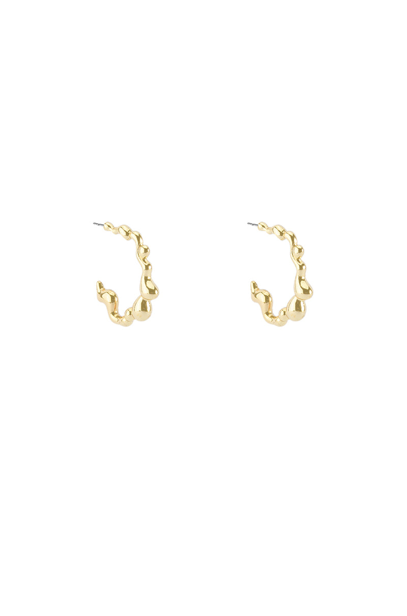 GOLD DRIPPY HOOP