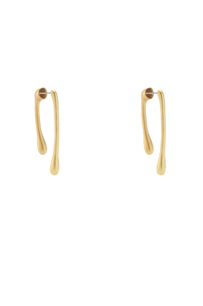 GOLD DRIPPY HOOP