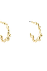 GOLD DRIPPY HOOP