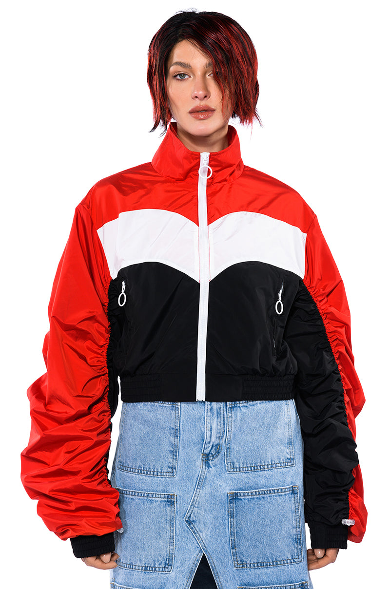 GOLD MEDAL SPORTY BOMBER