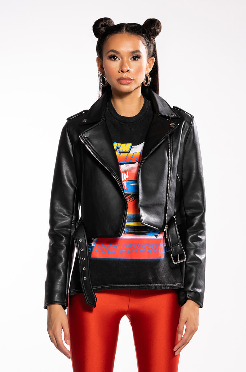 GRAB N GO BASIC MOTO JACKET