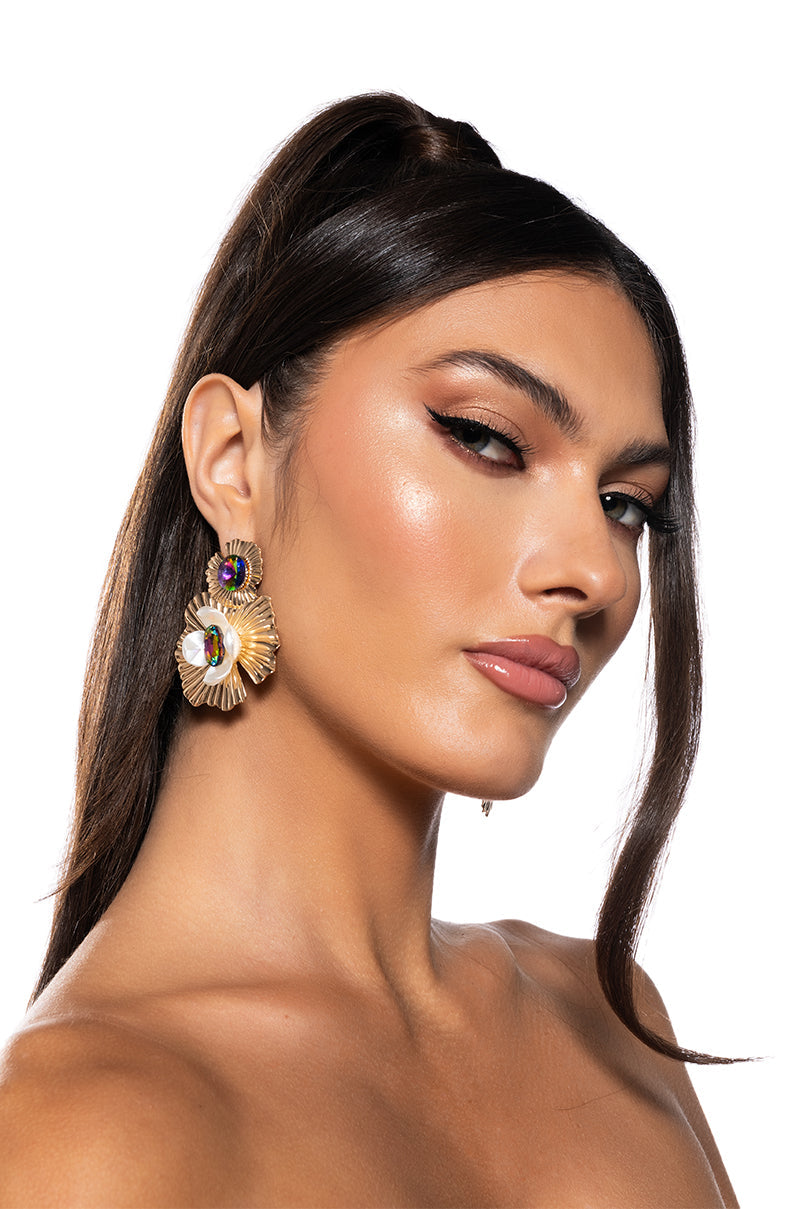 GREEN GODDESS EARRING