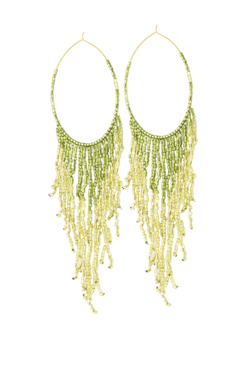 GREEN GODDESS EARRING