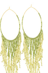 GREEN GODDESS EARRING