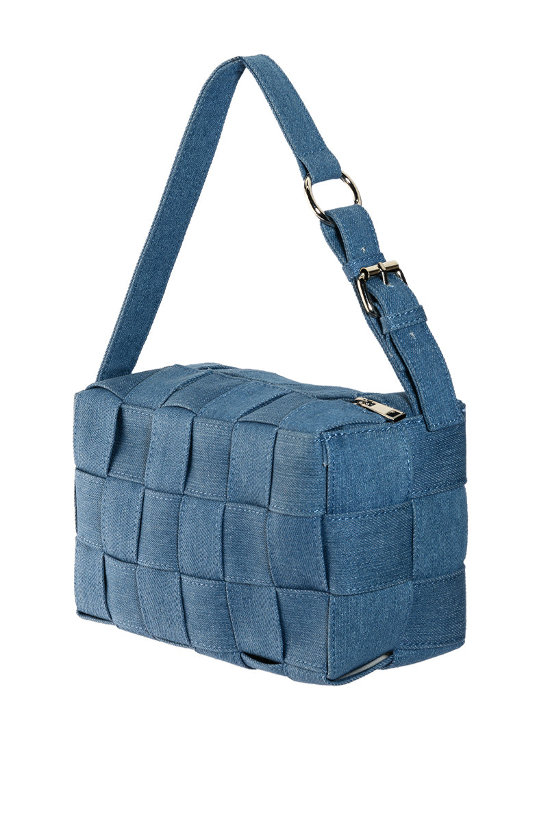 HARMON DENIM WEAVE PURSE