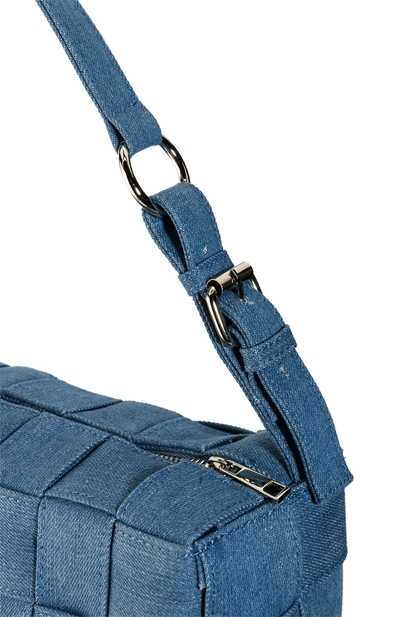 HARMON DENIM WEAVE PURSE