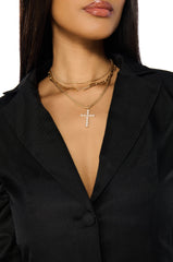 HOLY GOLD LAYERED CHOKER