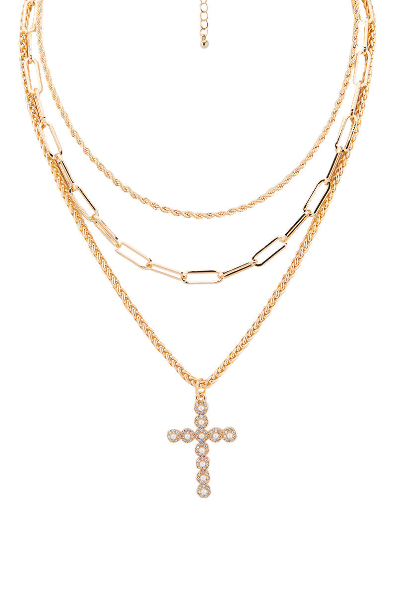 HOLY GOLD LAYERED CHOKER