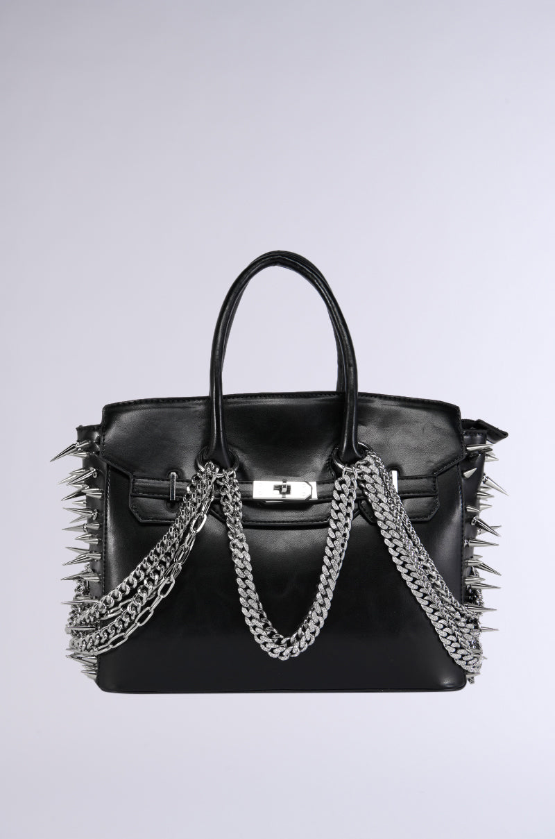 I BITE BACK EMBELLISHED TOTE