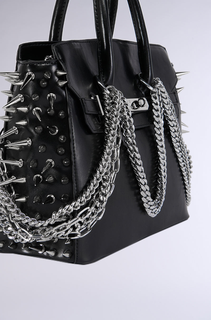 I BITE BACK EMBELLISHED TOTE