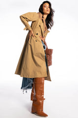 ILLUME OFF SHOULDER CLASS TRENCH BODY