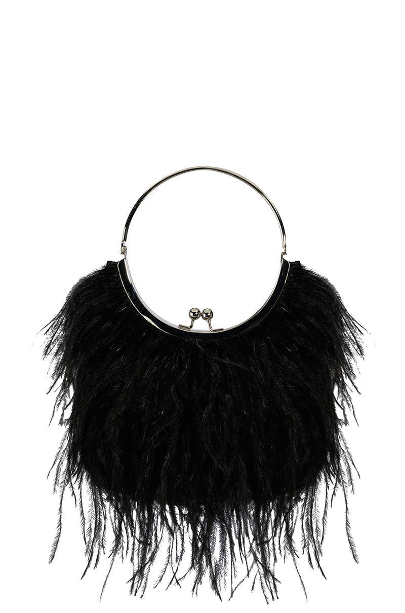 IM THAT GIRL FEATHER PURSE