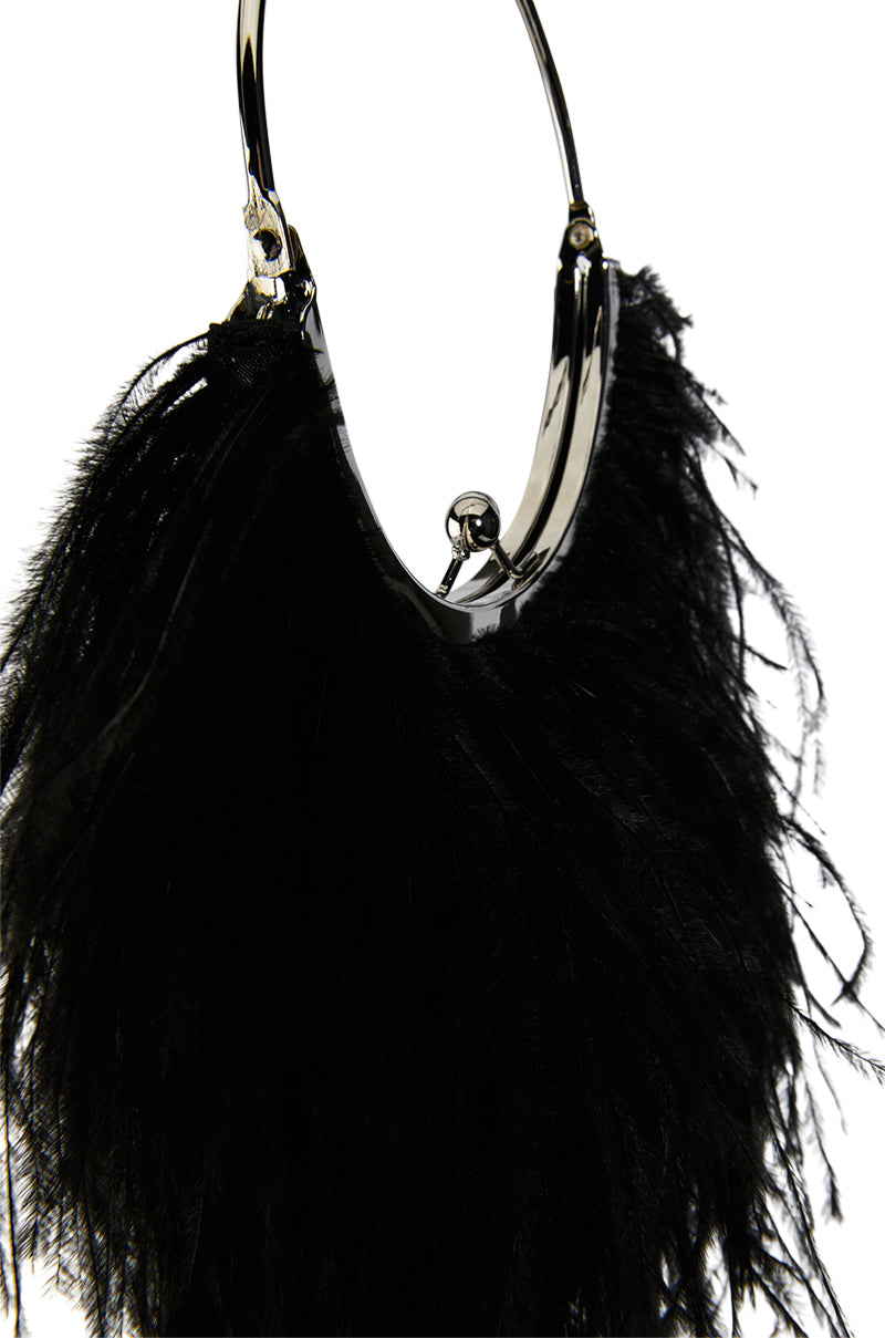 IM THAT GIRL FEATHER PURSE