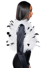 IN MY ERA TULLE FEATHER VEST