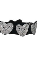 INTO YOU RHINESTONE STRETCH BELT