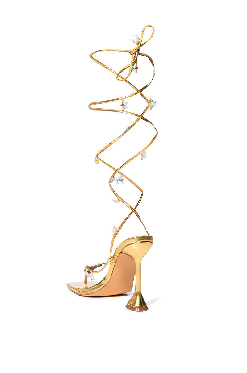 ISLA STAR STRAPPY SANDAL IN GOLD