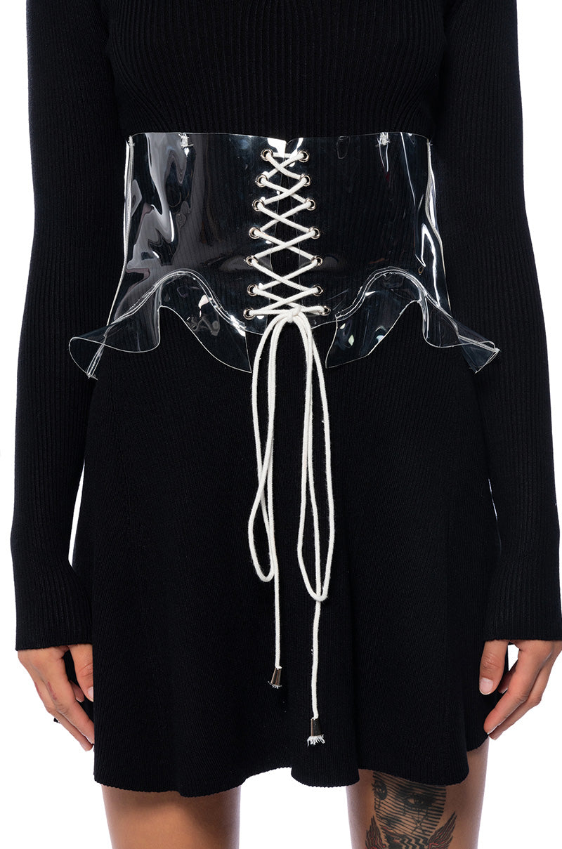 ITS CLEAR TO ME PEPLUM BELT