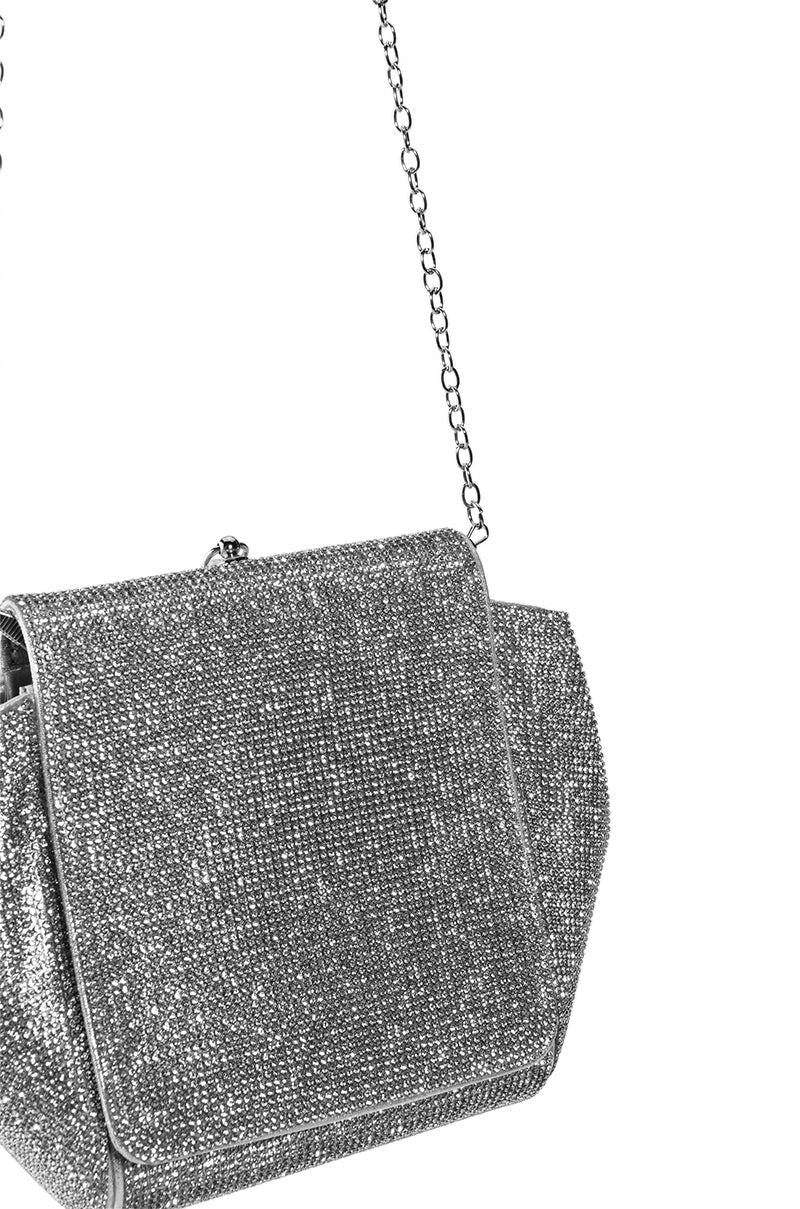LOWE RHINESTONE WRISTLET PURSE