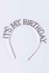 IT'S MY BIRTHDAY RHINESTONE HEADBAND