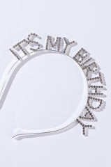 IT'S MY BIRTHDAY RHINESTONE HEADBAND