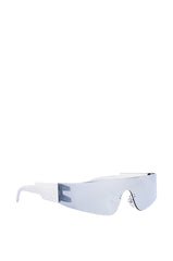 JET LIFE SHIELD SUNNIES IN SILVER