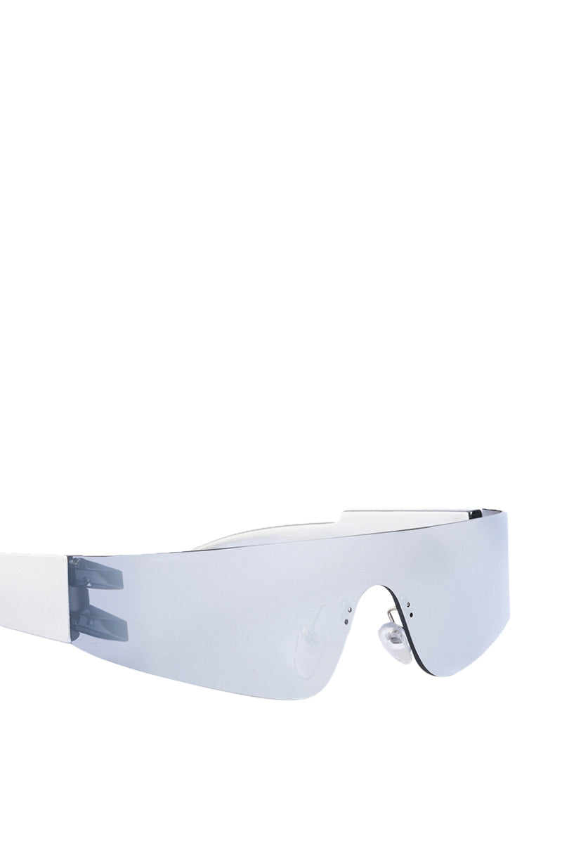 JET LIFE SHIELD SUNNIES IN SILVER