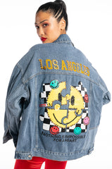 LA TRICKED OUT DENIM JACKET