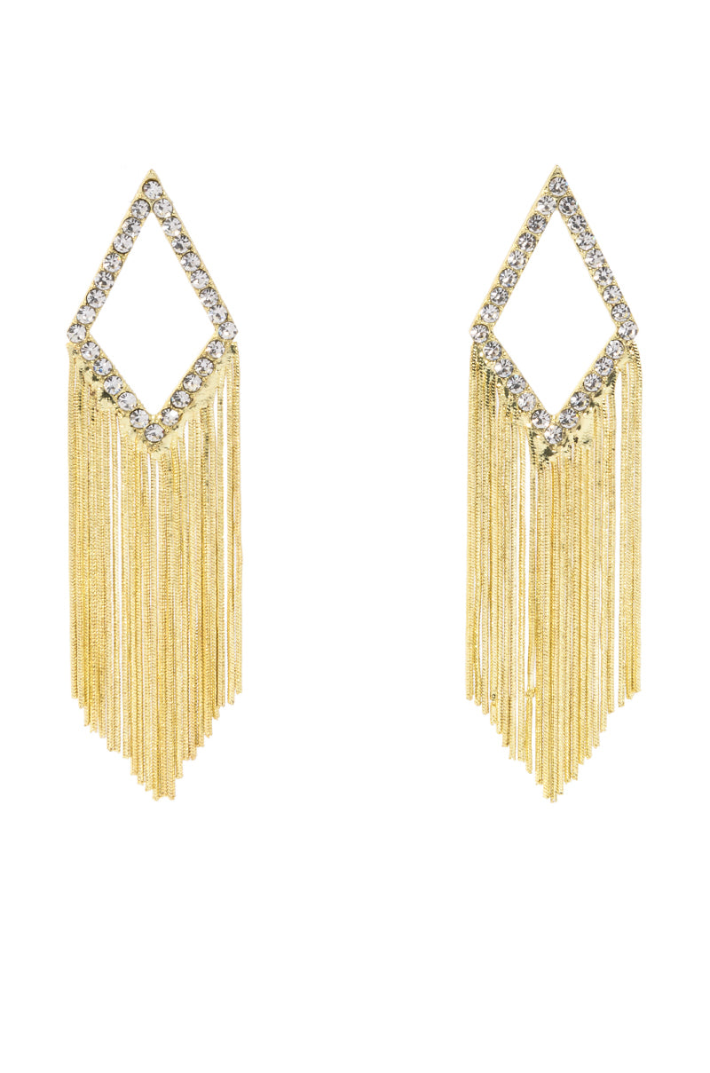 LEAH METAL FRINGE EARRING