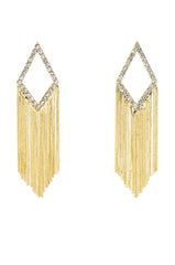 LEAH METAL FRINGE EARRING
