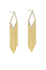 LEAH METAL FRINGE EARRING