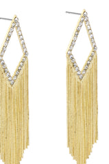 LEAH METAL FRINGE EARRING