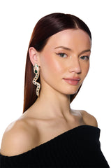 LILI SNAKE EARRING IN GOLD
