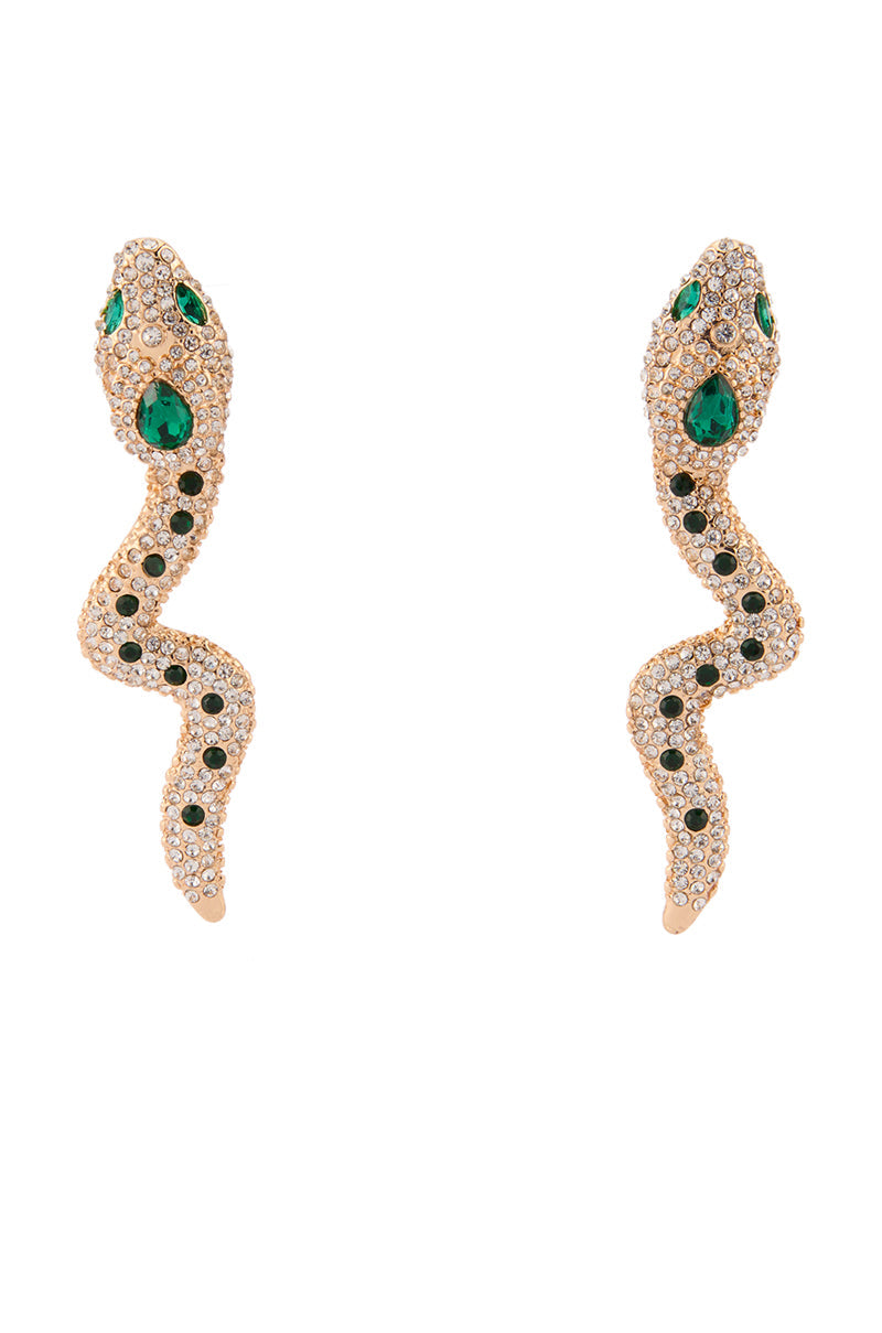 LILI SNAKE EARRING IN GOLD