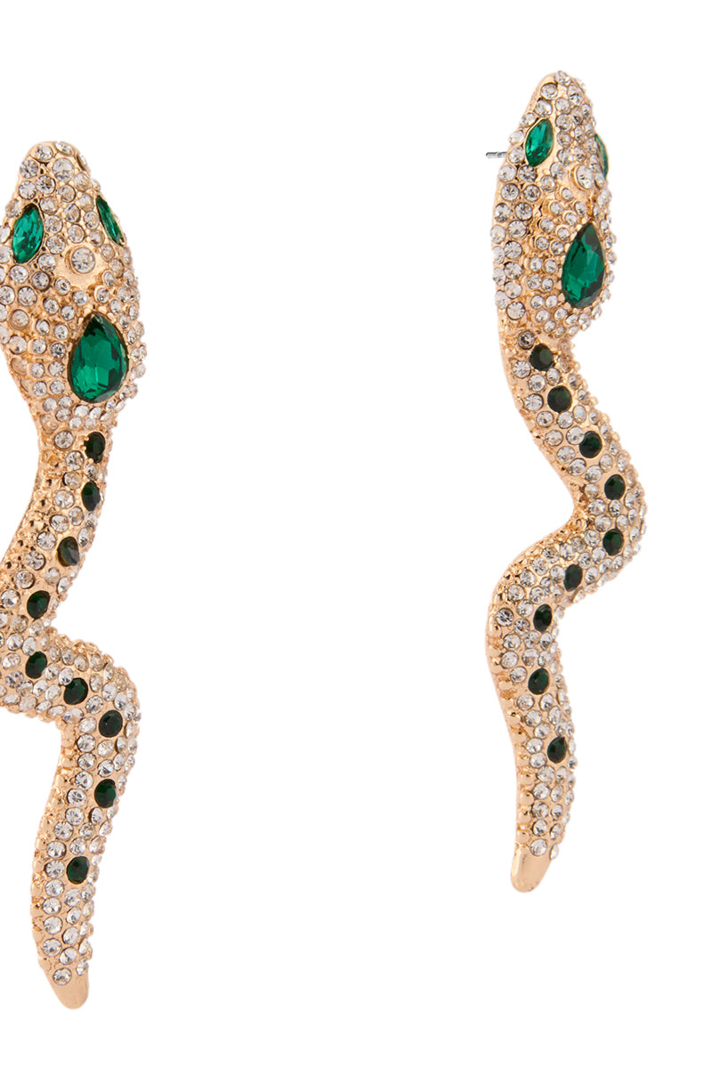 LILI SNAKE EARRING IN GOLD