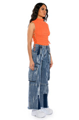 LITTLE MISS ATTITUDE TEXTURED BODYSUIT