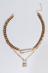 LOCKED IN NECKLACE SET