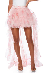 LOST IN A DREAM TULLE HIGH LOW SKIRT